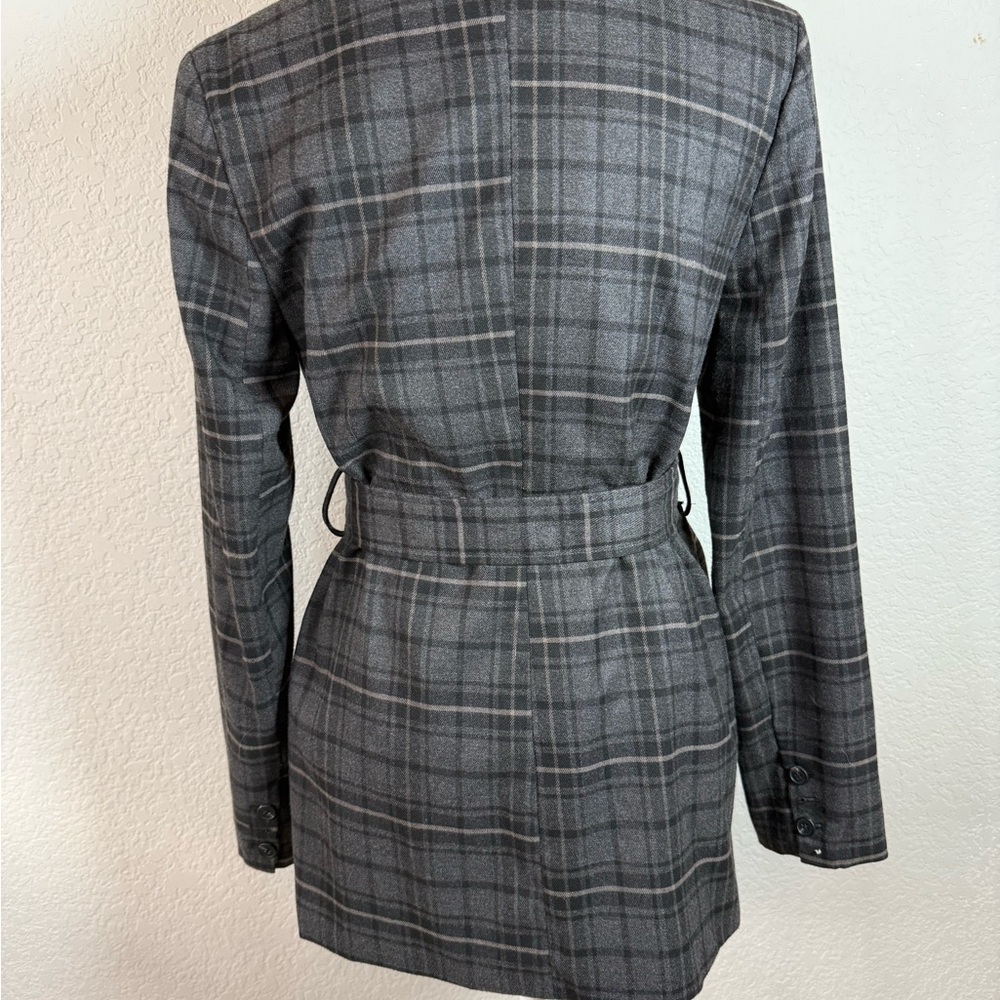 4th and Reckless Plaid Blazer M - Picture 4 of 10